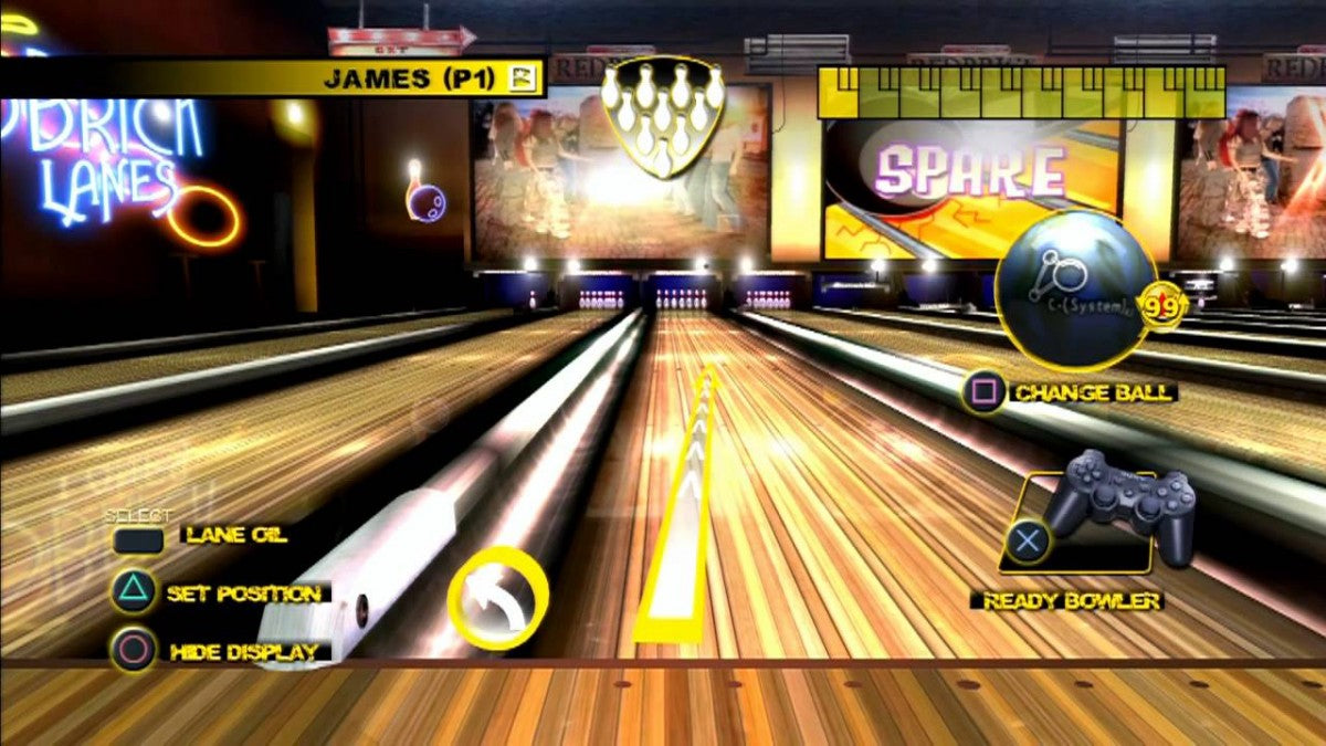 Brunswick Pro Bowling for PlayStation 2 with realistic bowling simulation and sports gameplay theme gameplay
