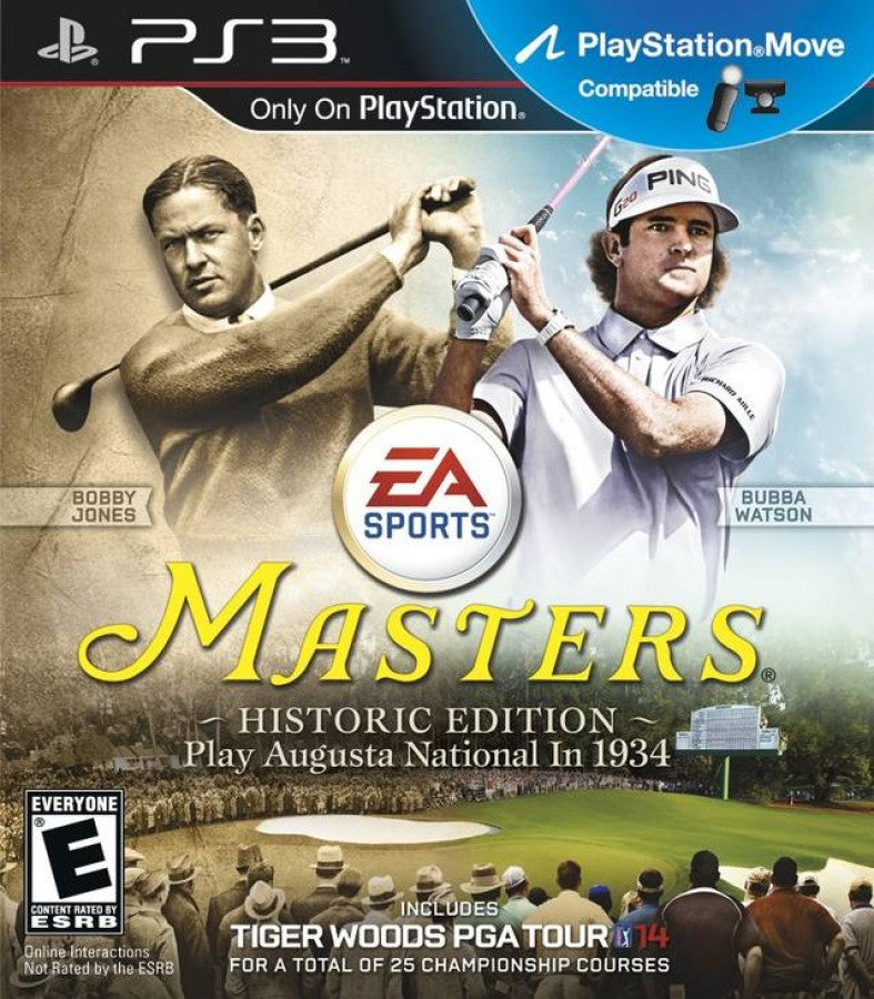 Tiger Woods PGA Tour 14: The Masters [Historic Edition] cover art for PlayStation 3 (PS3) video game