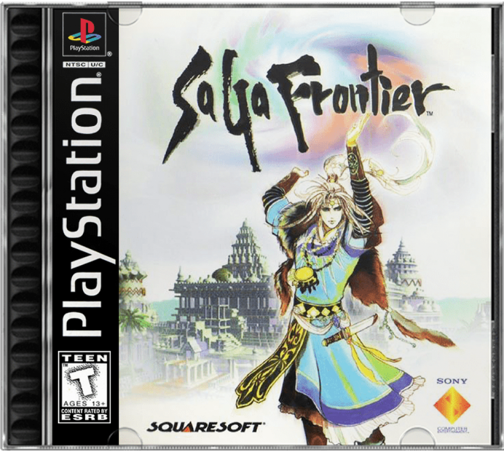 Saga Frontier cover art for PlayStation 1 (PS1) video game