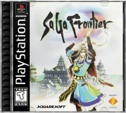Saga Frontier cover art for PlayStation 1 (PS1) video game