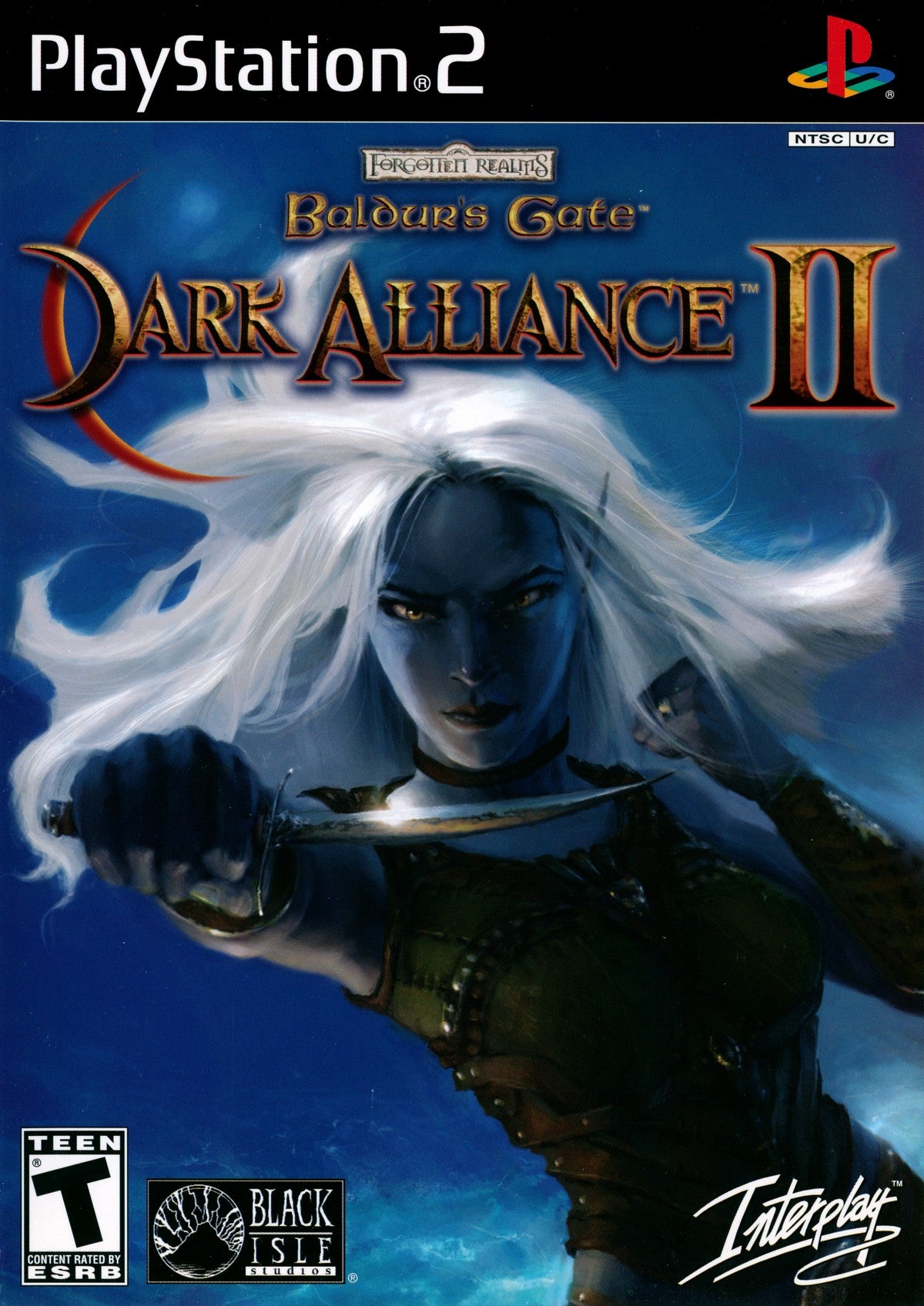 Baldurs Gate Dark Alliance 2 retro PlayStation 2 video game Baldurs Gate fantasy action RPG dungeon crawler hack and slash cooperative gameplay console title PlayStation 2 release cover art