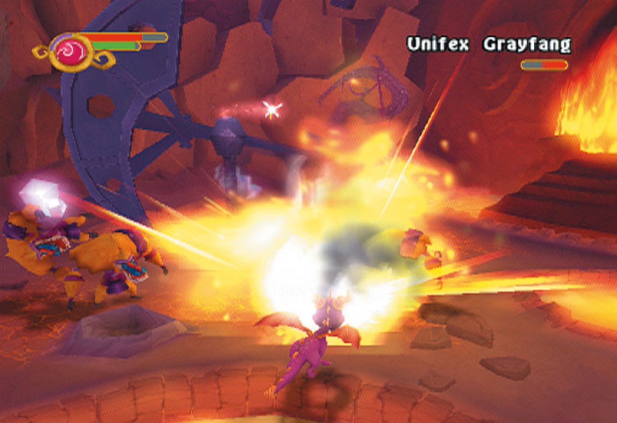 The Legend of Spyro A New Beginning PlayStation 2 PS2 for retro video game enthusiasts featuring action platforming gameplay Spyro the Dragon adventure elemental abilities fantasy world exploration challenging enemies and collectible gaming appeal gameplay