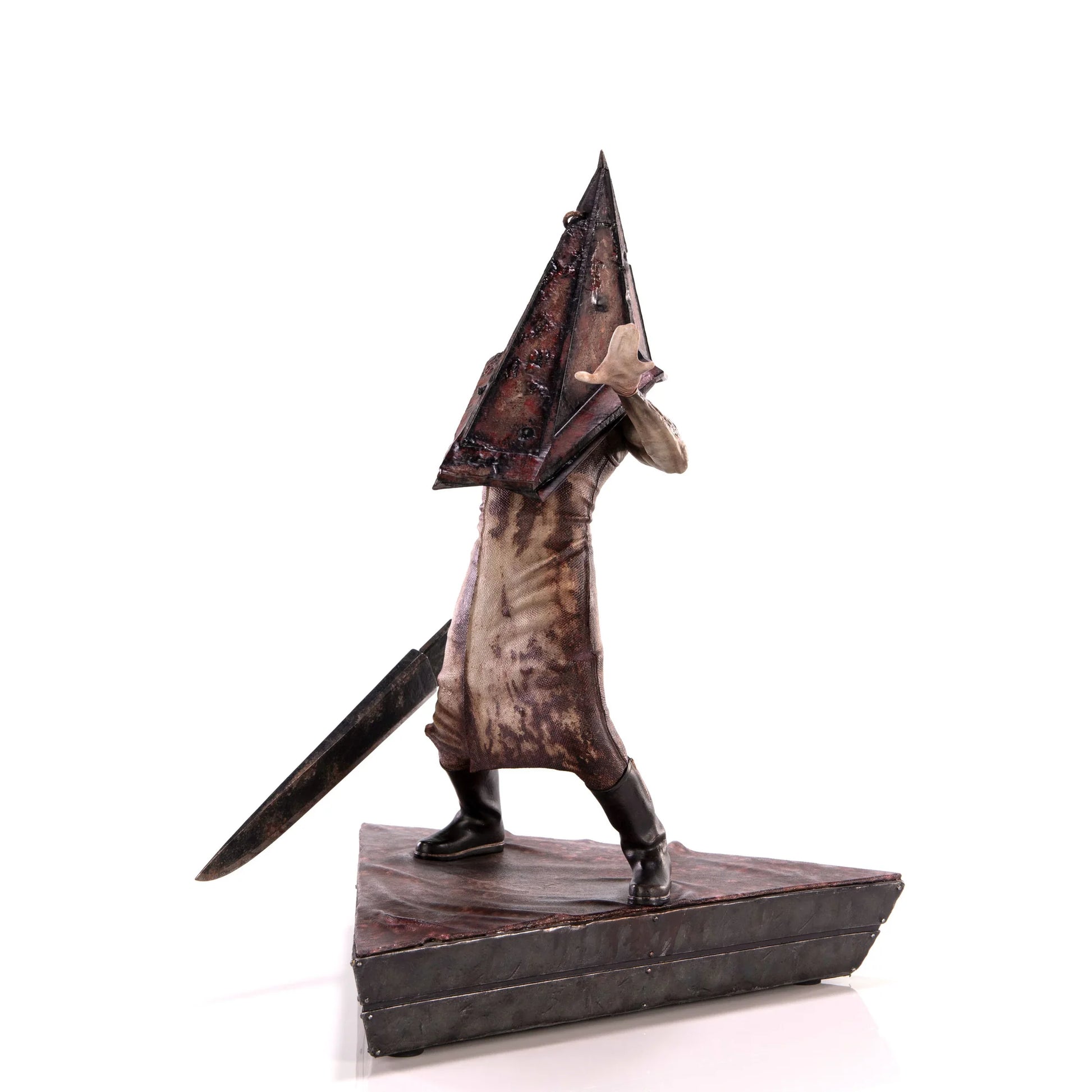 Red Pyramid Thing 18" Premium Resin Statue – Figure, front angle of statue 