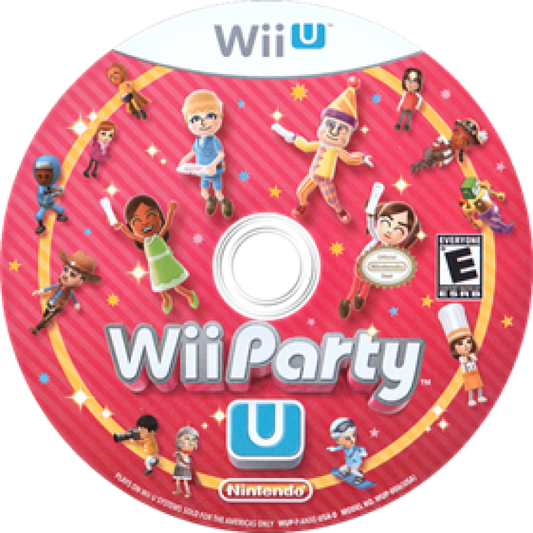 Wii Party U Nintendo Wii U Wii U for party and multiplayer video game fans featuring a variety of mini games GamePad focused gameplay motion controls competitive challenges cooperative activities board game modes and family friendly entertainment collectible gaming appeal disc