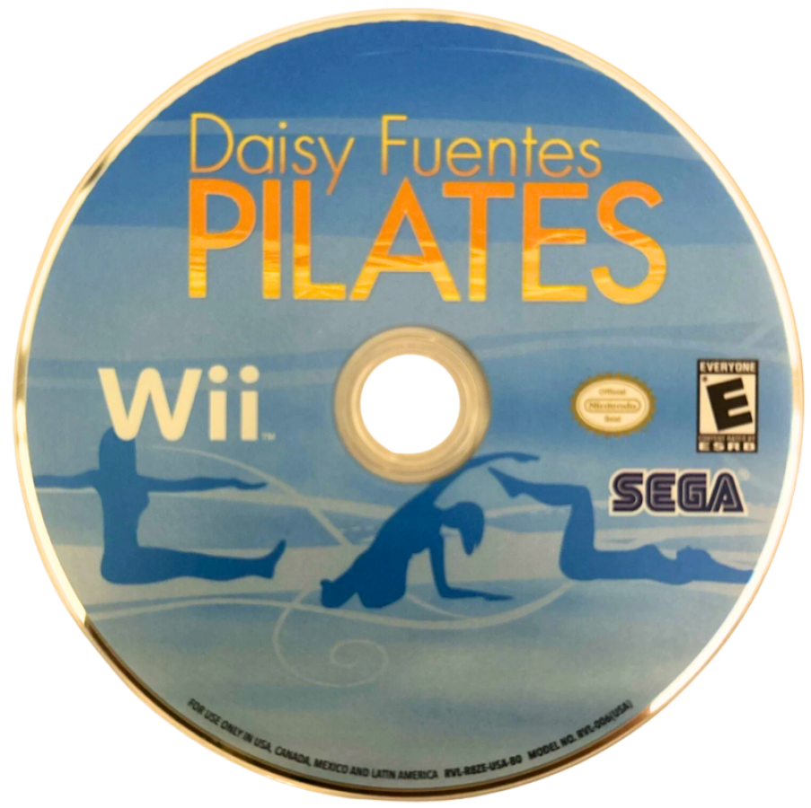 Daisy Fuentes Pilates disc for Nintendo Wii (Wii) video game