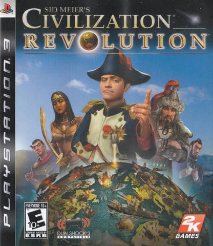 Civilization Revolution cover art for PlayStation 3 (PS3) video game