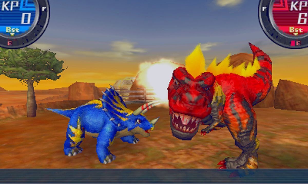 Fossil Fighters: Frontier gameplay for Nintendo 3DS (3DS) role-playing video game