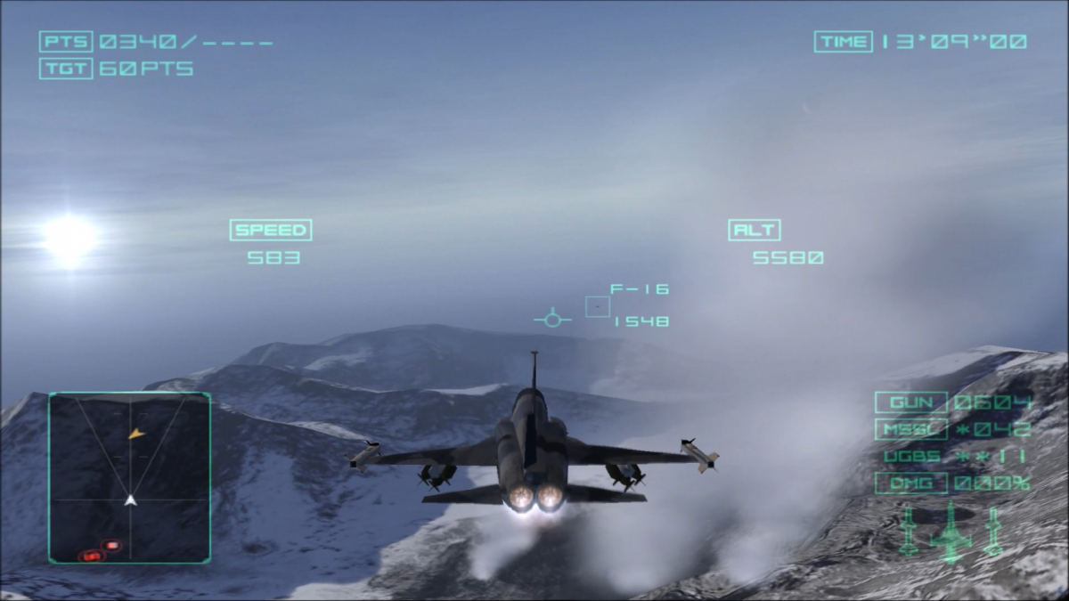 Ace Combat 04: Shattered Skies PS2 flight combat video game gameplay