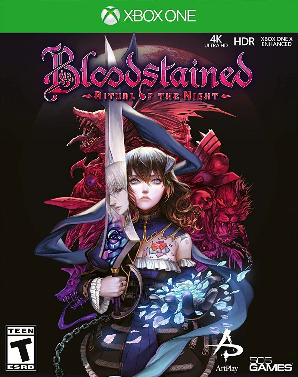 Bloodstained: Ritual of the Night cover art for Xbox One (XONE) video game