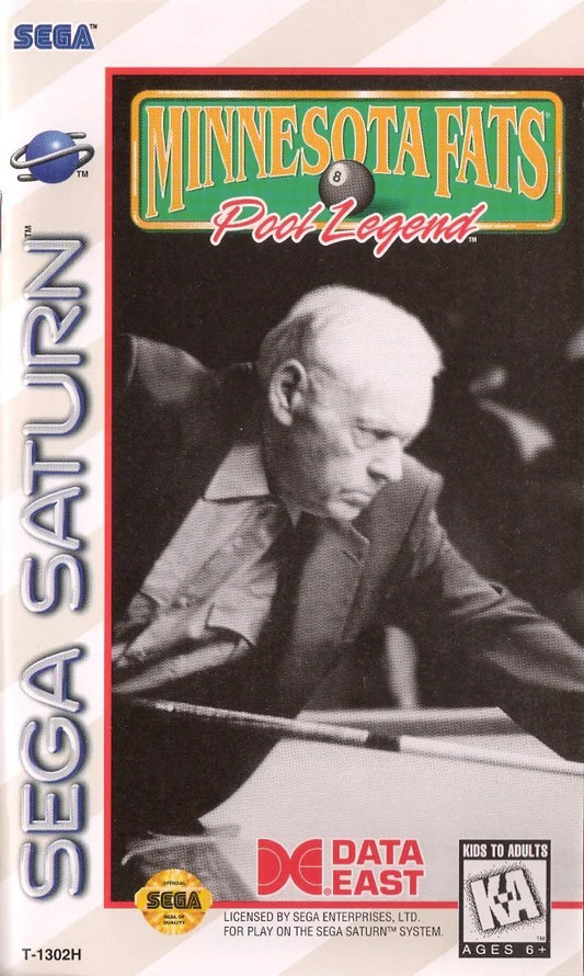 Minnesota Fats: Pool Legend cover art for Sega Saturn (SS) video game