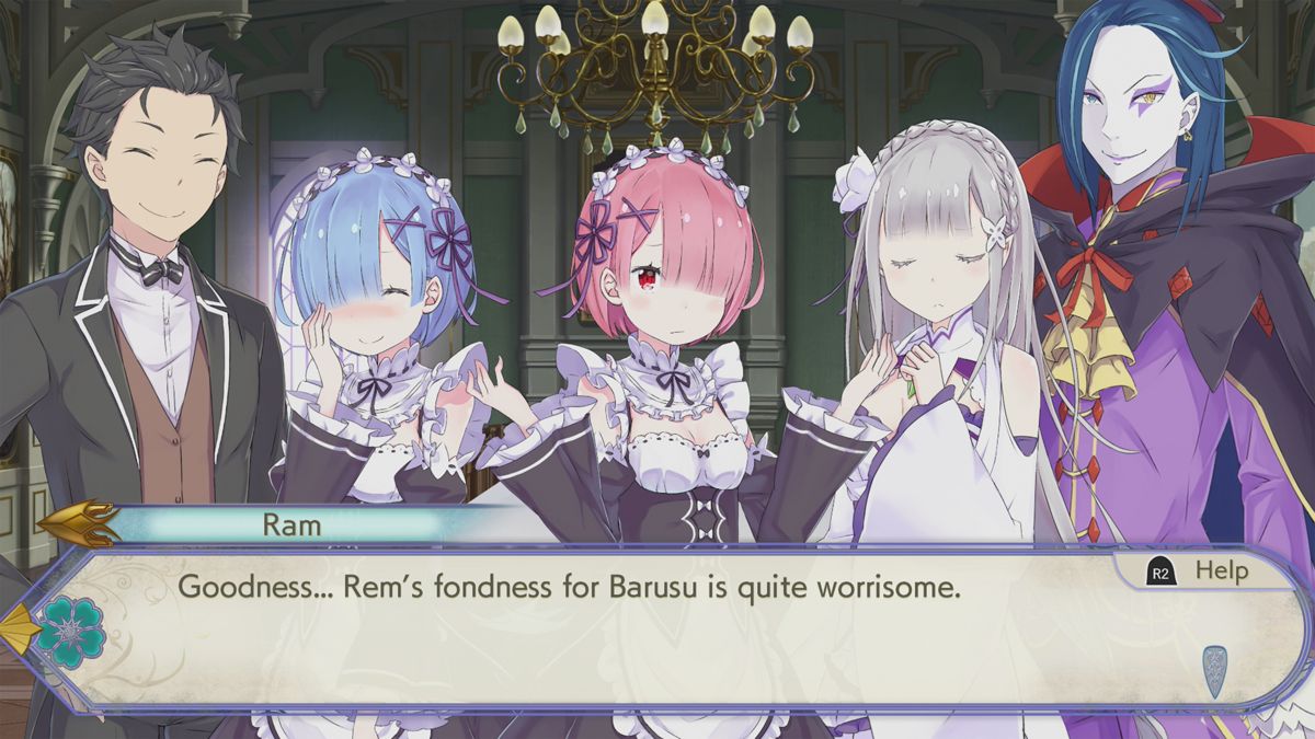 Re:ZERO: Starting Life in Another World: The Prophecy of the Throne – PlayStation 4 (PS4) video game gameplay, Japanese role-playing game