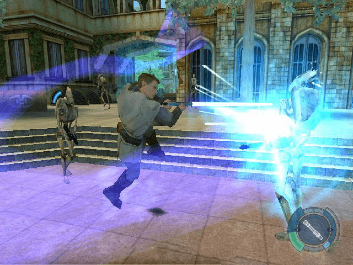 Star Wars Obi-Wan Platinum Hits Xbox game featuring lightsaber-focused action adventure gameplay on the original Xbox