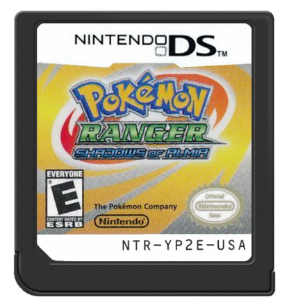 Pokémon Ranger: Shadows of Almia cartridge for Nintendo DS (DS) action RPG adventure video game