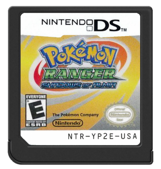 Pokémon Ranger: Shadows of Almia cartridge for Nintendo DS (DS) action RPG adventure video game
