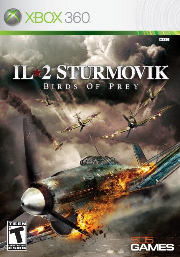 IL-2 Sturmovik: Birds of Prey cover art for Xbox 360 (X360) World War II combat flight simulation video game