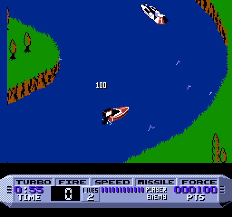 Cobra Triangle gameplay image for Nintendo Entertainment System NES retro video game