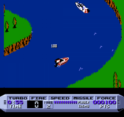 Cobra Triangle gameplay image for Nintendo Entertainment System NES retro video game