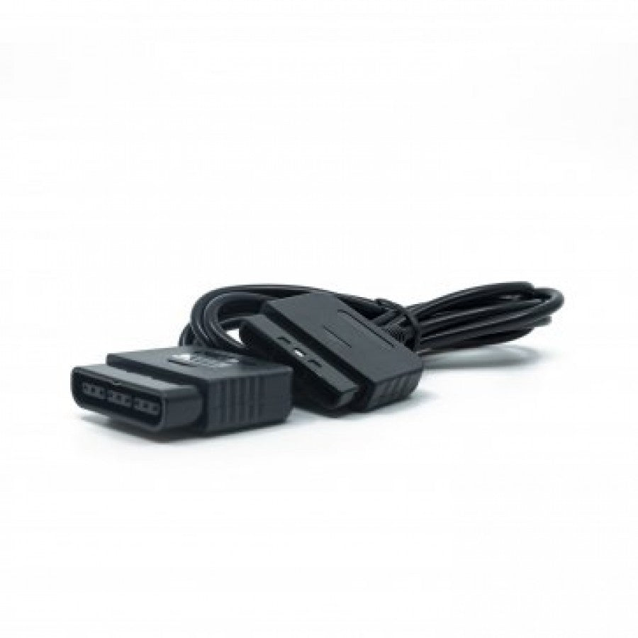PlayStation 1 and PlayStation 2 compatible controller extension cable designed to extend controller reach for PS1 and PS2 consoles