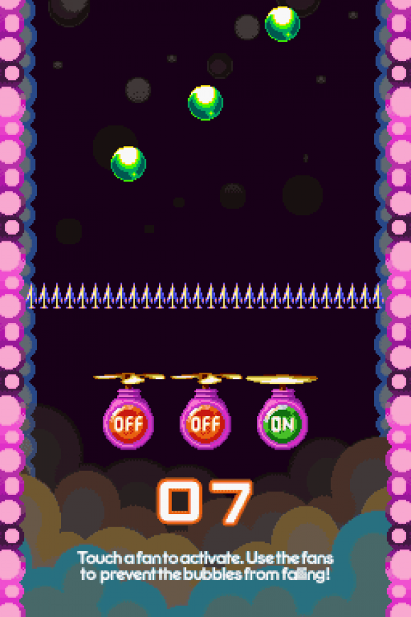 Bubble Bobble: Revolution for Nintendo DS with classic bubble-blowing platform action theme gameplay