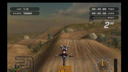 MX Unleashed – PlayStation 2 (PS2) motocross racing video game gameplay