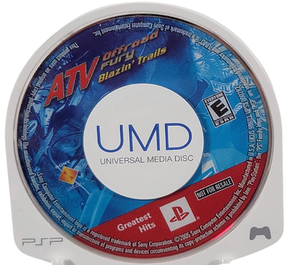 ATV Offroad Fury: Blazin' Trails [Greatest Hits] – PlayStation Portable (PSP) disc for off-road racing video game