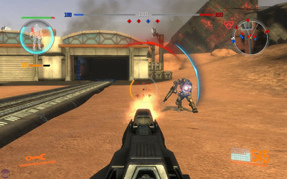 Section 8 Xbox 360 first-person multiplayer sci-fi shooter game with dynamic combat missions and deployable equipment gameplay screenshot