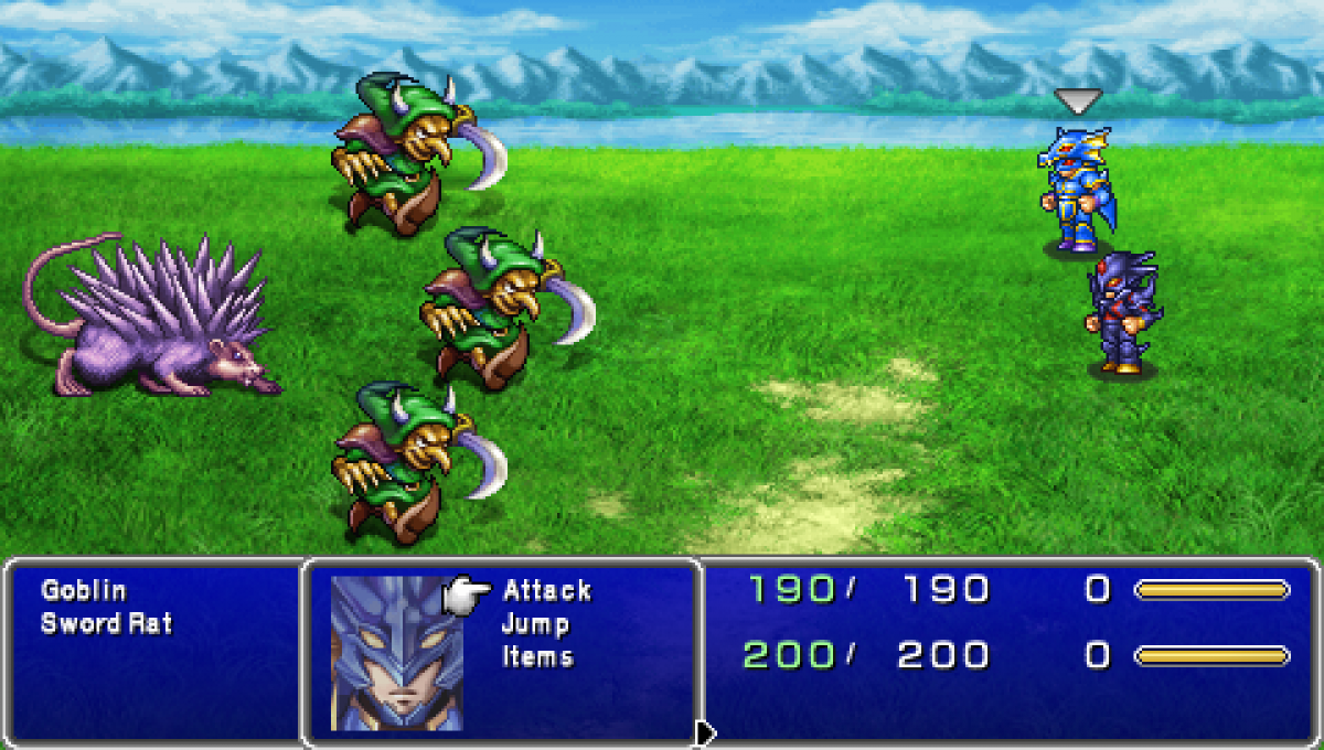 Final Fantasy IV The Complete Collection PlayStation Portable PSP inspired design featuring classic JRPG fantasy adventure aesthetic iconic heroes and villains epic crystal saga turn based combat beautifully enhanced visuals emotional storytelling and legendary role playing gameplay presentation gameplay 