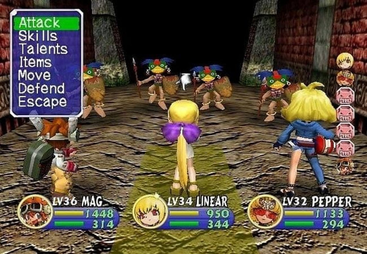 Evolution Worlds GameCube Nintendo GameCube JRPG role playing game dungeon crawling turn based combat sci fi fantasy storyline Evolution series compilation exploration treasure hunting classic RPG gameplay Sting retro gaming GameCube software video game title gameplay