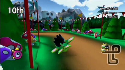 Hello Kitty Kruisers Nintendo Switch Game featuring racing gameplay with sanrio characters cover art gameplay