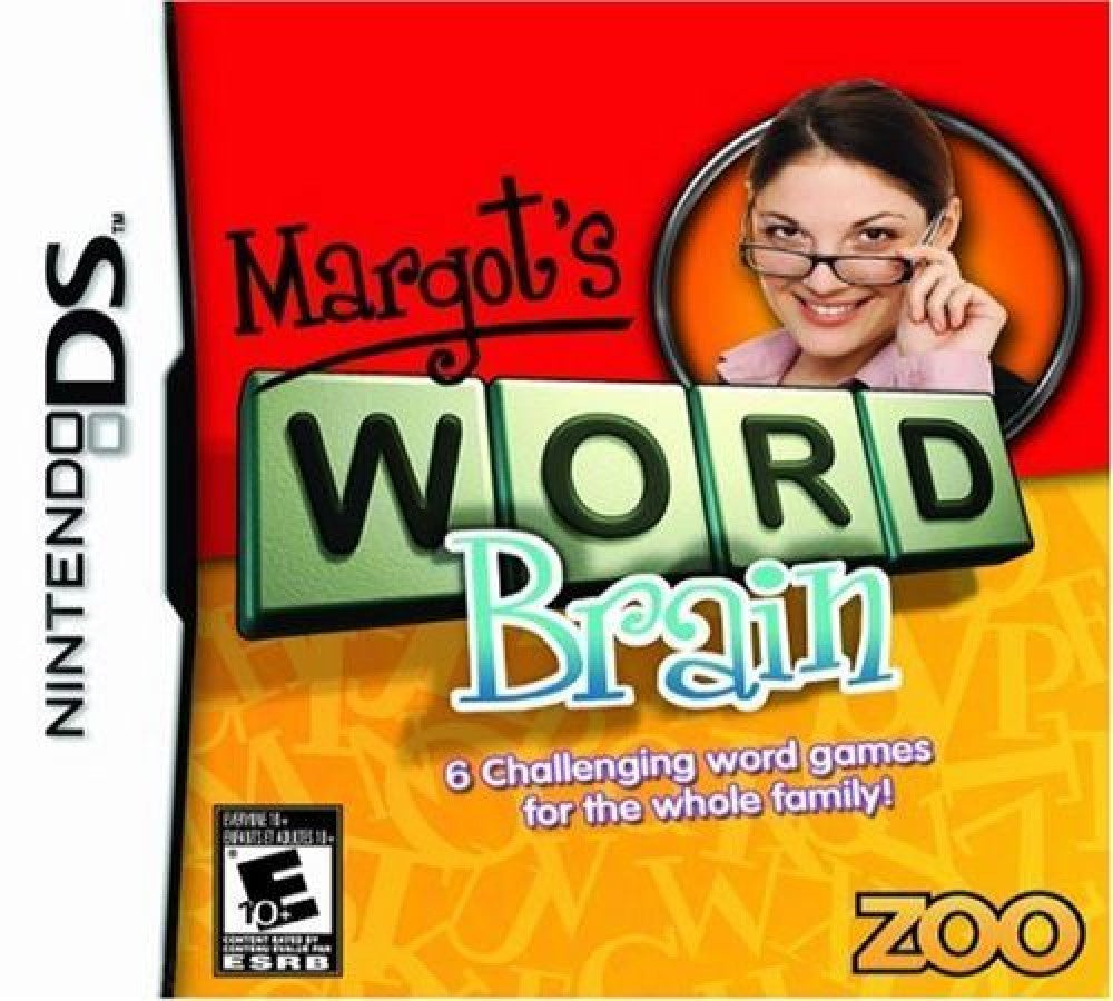 Margot's Word Brain cover art for Nintendo DS (DS) video game