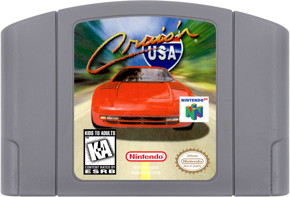 Cruisn USA cartridge for Nintendo 64 N64 video game