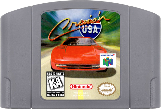 Cruisn USA cartridge for Nintendo 64 N64 video game