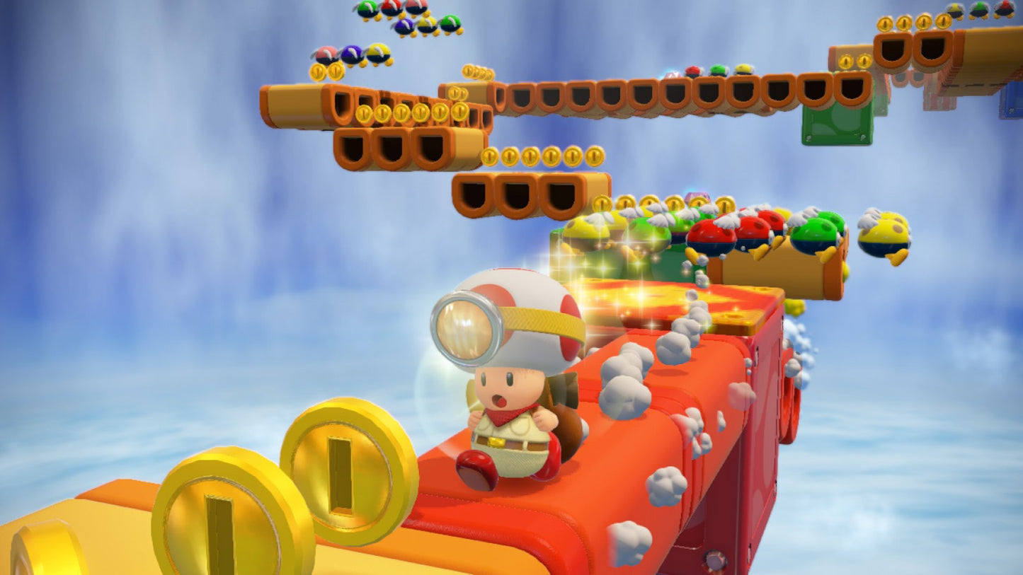 Captain Toad: Treasure Tracker gameplay art for Nintendo Wii U (WiiU) video game