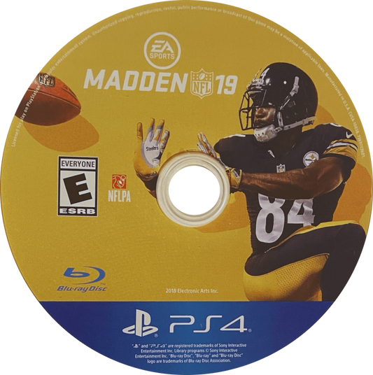Madden NFL 19 [Hall of Fame Edition] – PlayStation 4 (PS4) video game disc, American football sports game