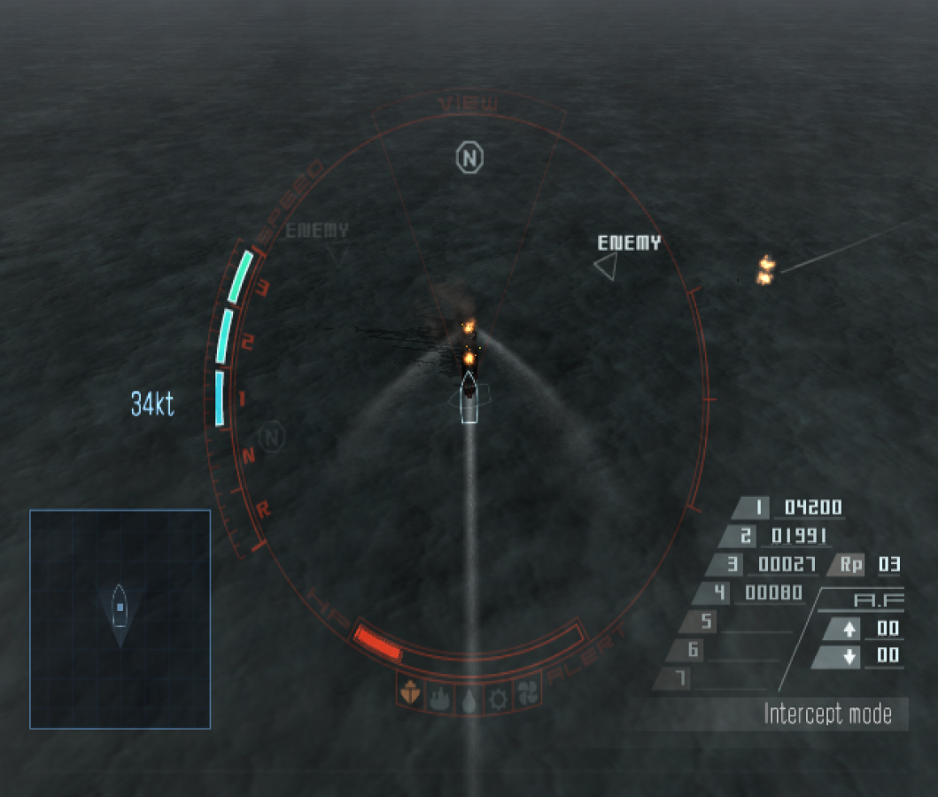 Naval Ops: Warship Gunner – PlayStation 2 (PS2) naval combat simulation video game gameplay