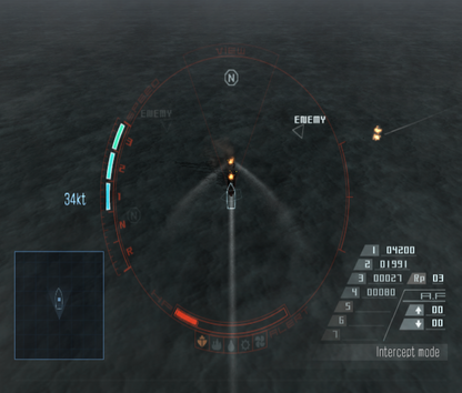 Naval Ops: Warship Gunner – PlayStation 2 (PS2) naval combat simulation video game gameplay