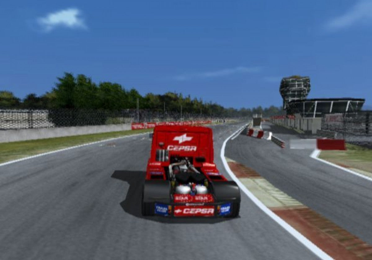 Super Trucks Racing – PlayStation 2 (PS2) video game gameplay, truck racing simulation.