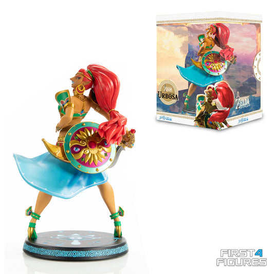 The Legend of Zelda Breath of the Wild Urbosa PVC Statue Standard Edition 11 inches tall Gerudo Champion detailed armor desert shield weapon