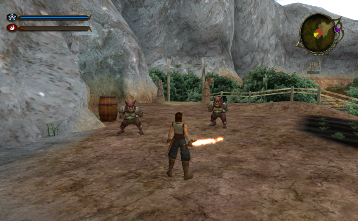 Dragon Blade: Wrath Of Fire gameplay art for Nintendo Wii (Wii) video game