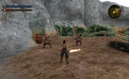 Dragon Blade: Wrath Of Fire gameplay art for Nintendo Wii (Wii) video game