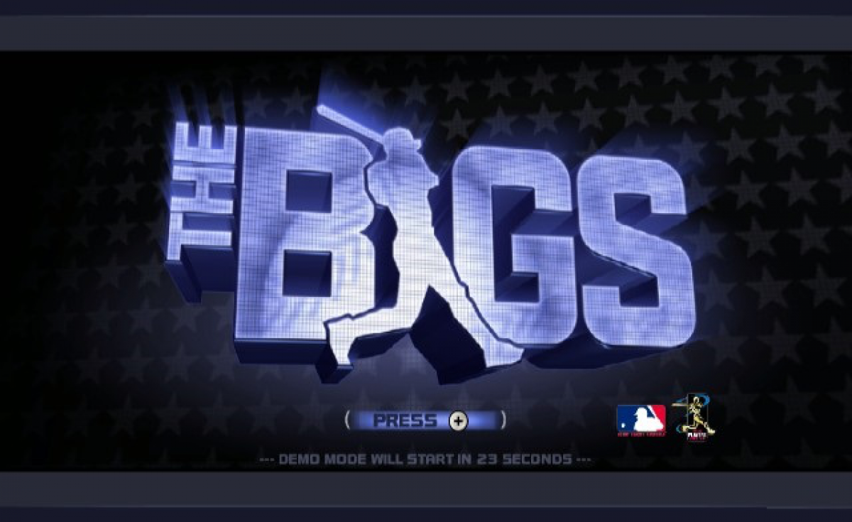 The Bigs – Nintendo Wii (Wii) arcade-style baseball sports video game title screen