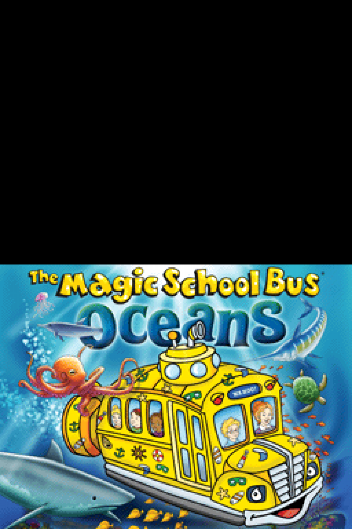 The Magic School Bus Oceans Nintendo DS video game, educational adventure gameplay, ocean science learning, family-friendly handheld console title main menu title screen