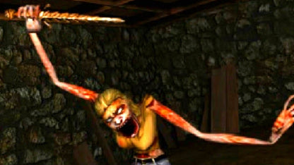 Evil Dead Hail to the King PlayStation 1 PS1 for retro video game enthusiasts featuring survival horror gameplay zombie and undead combat cinematic action adventure puzzle solving spooky environments cult horror atmosphere and collectible gaming appeal gameplay  