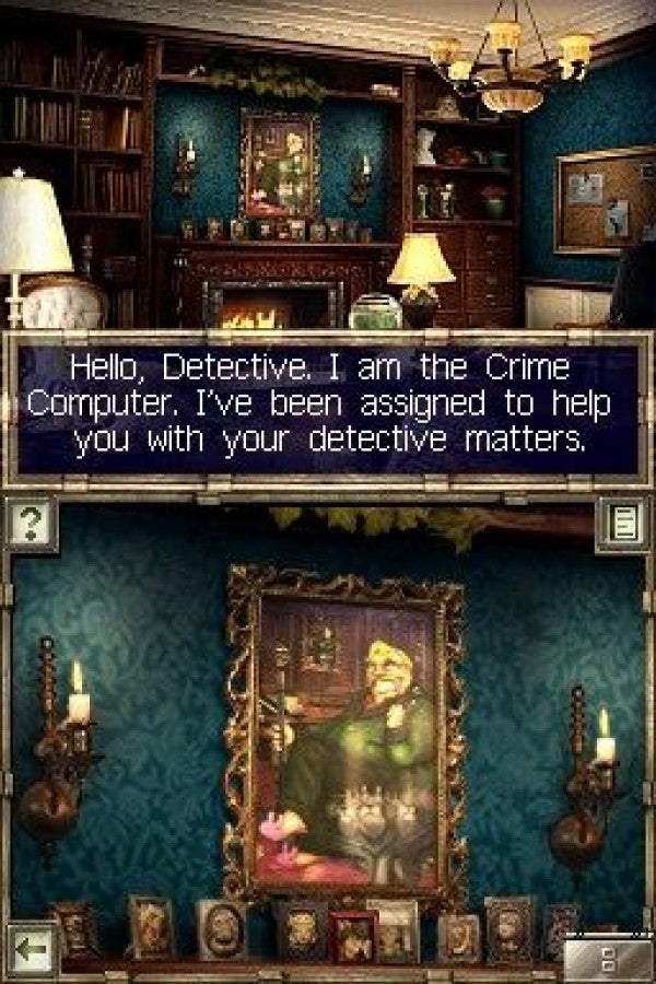 Mystery Case Files MillionHeir Nintendo DS video game, hidden object puzzle gameplay, mystery investigation, handheld console title gameplay screenshot