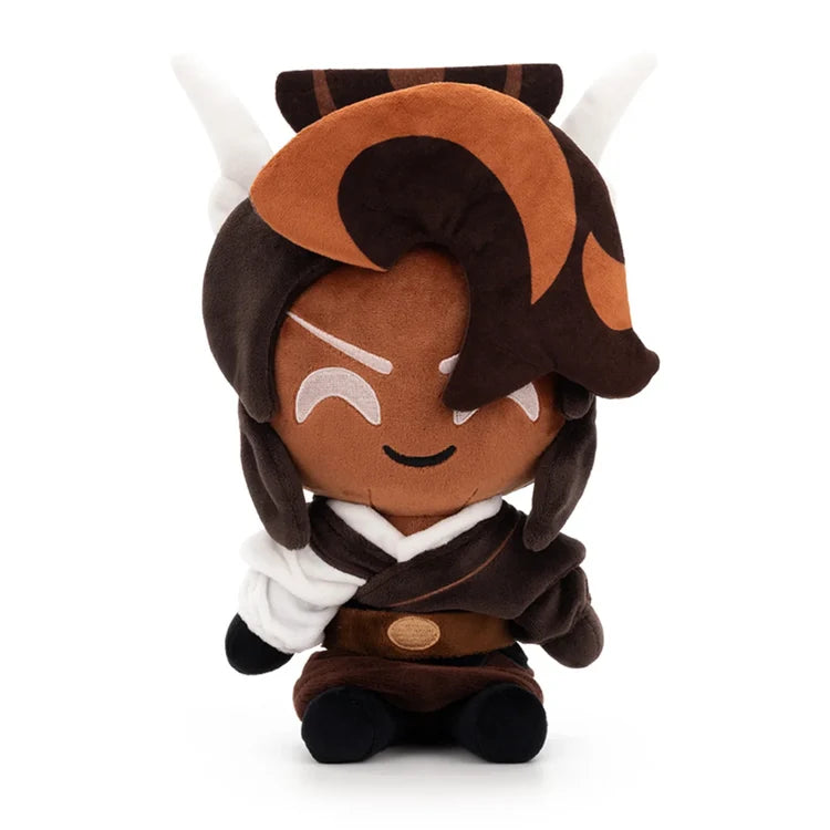 Caramel Arrow Cookie 9 Inch Plush Cookie Run Kingdom collectible plush toy featuring Caramel Arrow Cookie character archer design caramel themed colors signature arrow weapon fantasy cookie styling soft stuffed figure 9 inch display size mobile game merchandise plush toy collection shelf decor fan gift and collectible appeal
