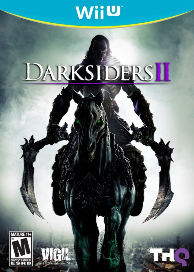 Darksiders II Nintendo Wii U for action role playing video game fans featuring open world exploration hack and slash combat challenging dungeons epic boss battles character progression fantasy adventure puzzle solving immersive gameplay collectible gaming appeal cover art