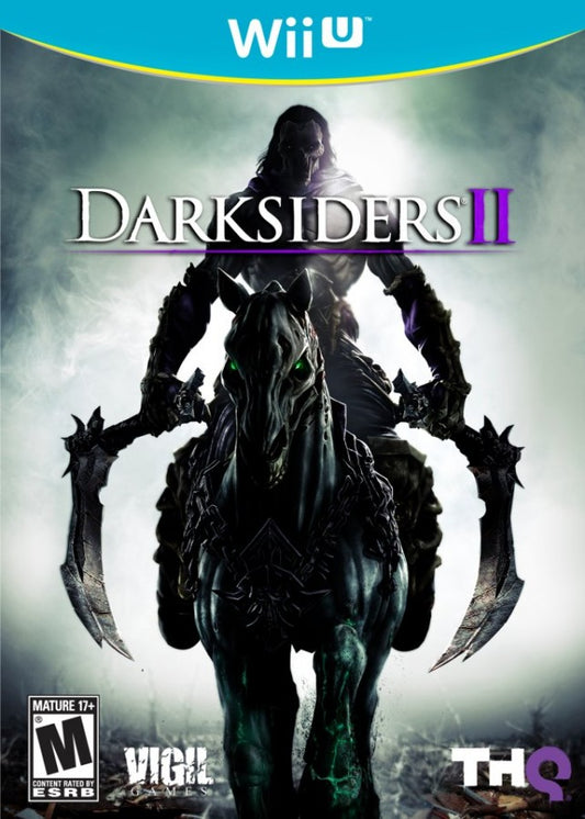 Darksiders II Nintendo Wii U for action role playing video game fans featuring open world exploration hack and slash combat challenging dungeons epic boss battles character progression fantasy adventure puzzle solving immersive gameplay collectible gaming appeal cover art