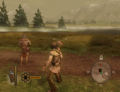 Gun GameCube game featuring Wild West action-adventure gameplay and open-world shooting missions screenshot