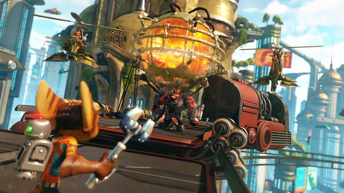 Ratchet & Clank [PlayStation Hits] – PlayStation 4 (PS4) video game gameplay, action platformer