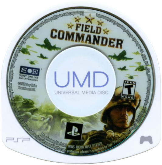 Field Commander – PlayStation Portable (PSP) disc for turn-based strategy video game